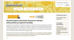 Desktop Screenshot of gynekologit.net