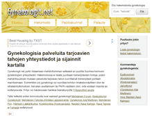 Tablet Screenshot of gynekologit.net